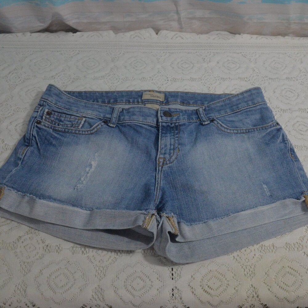 Gap Jeans Cutoff Cuffed Shorts Size 10/30